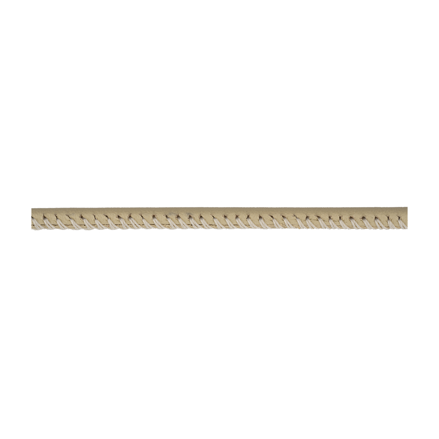 Lederband, beige, ø 2,5 mm, aus Kalbsleder - 1 m