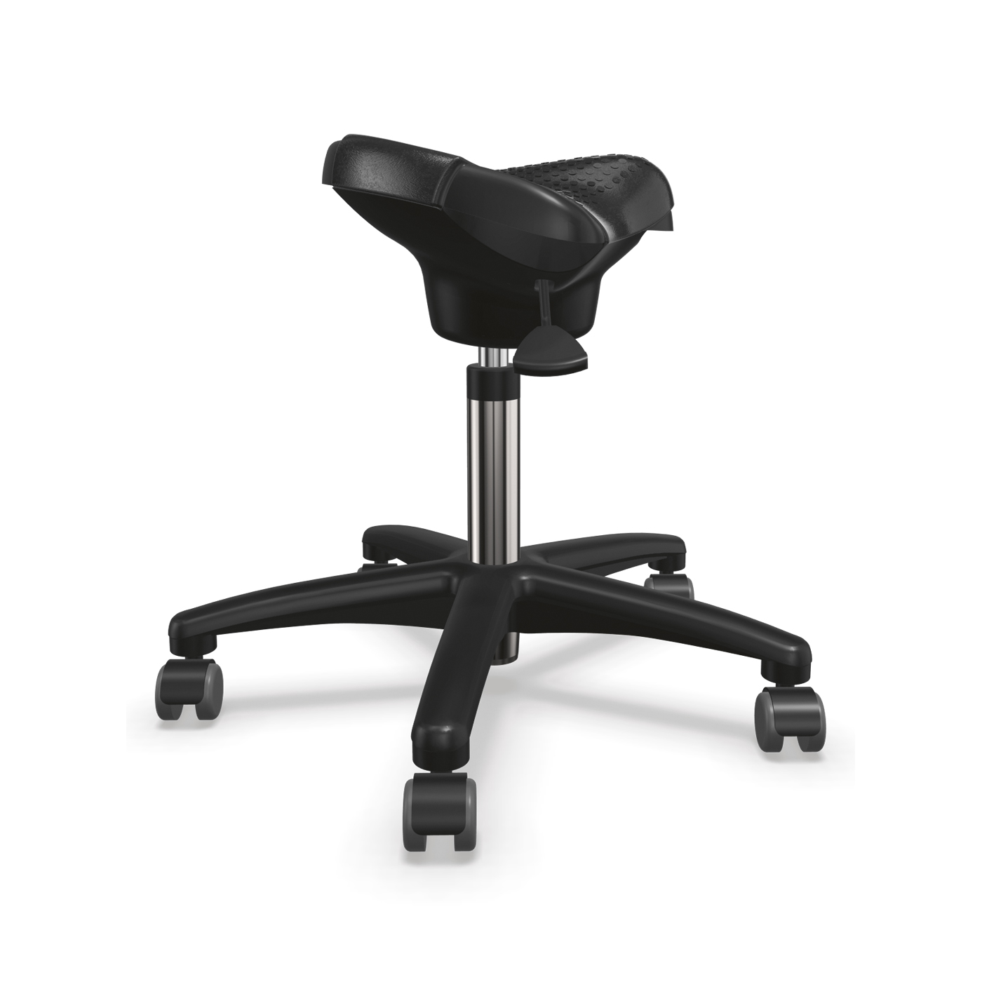 Tec profile Ergo Stool, PU soft Black - 1 piece