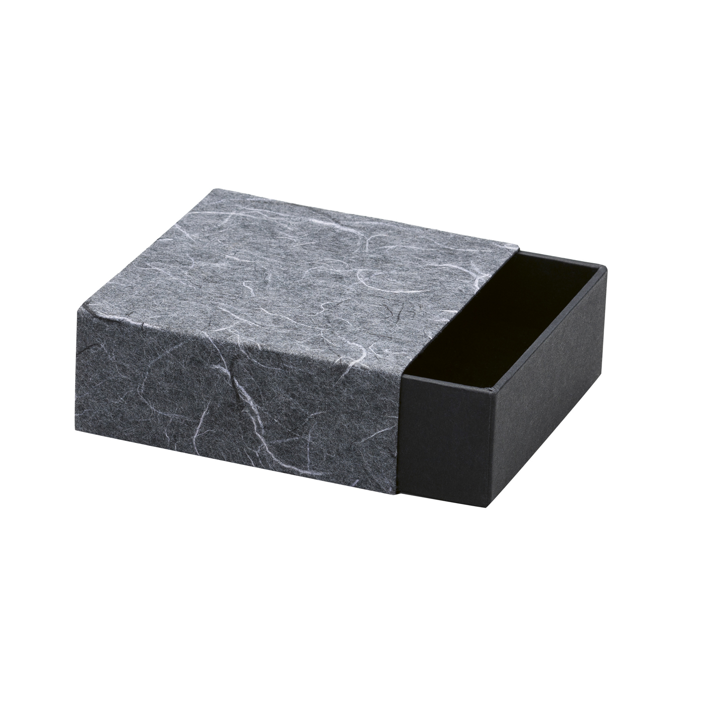 Jewellery Packaging "Quadrabox", Anthracite, 80 x 80 x 33 mm - 1 piece