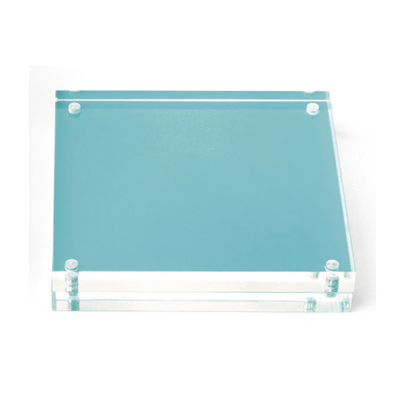 Acrylic Magnet Display, Transparent, 90 x 90 x 16 mm - 1 piece