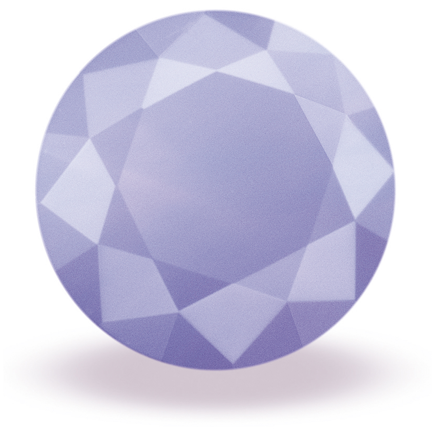 Zirconia, Opaque Violet, Brilliant Cut, ø 3.00 mm - 1 piece