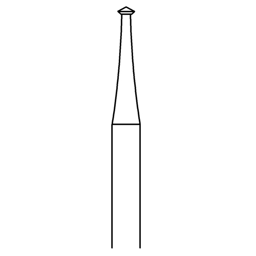 Doppelkegelfräser, Fig. 446, 70°, ø 1,4 mm - 1 Stück