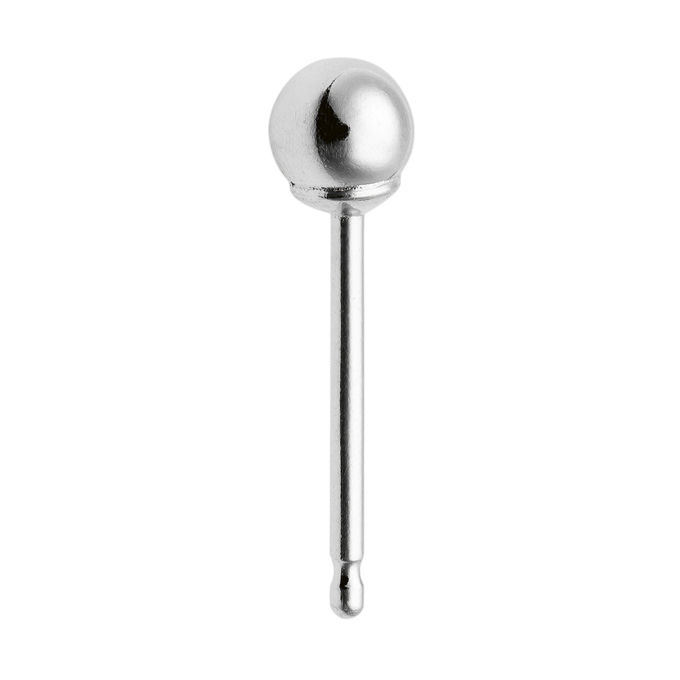 Kugelohrstecker, 925 Ag, ø 3 mm - 1 Stück