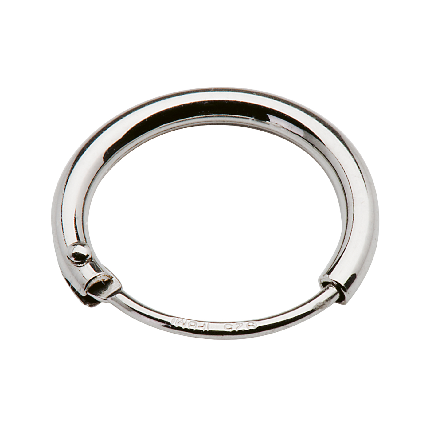 Endless Hoop Earring, 925Ag, ø 11 mm - 1 piece