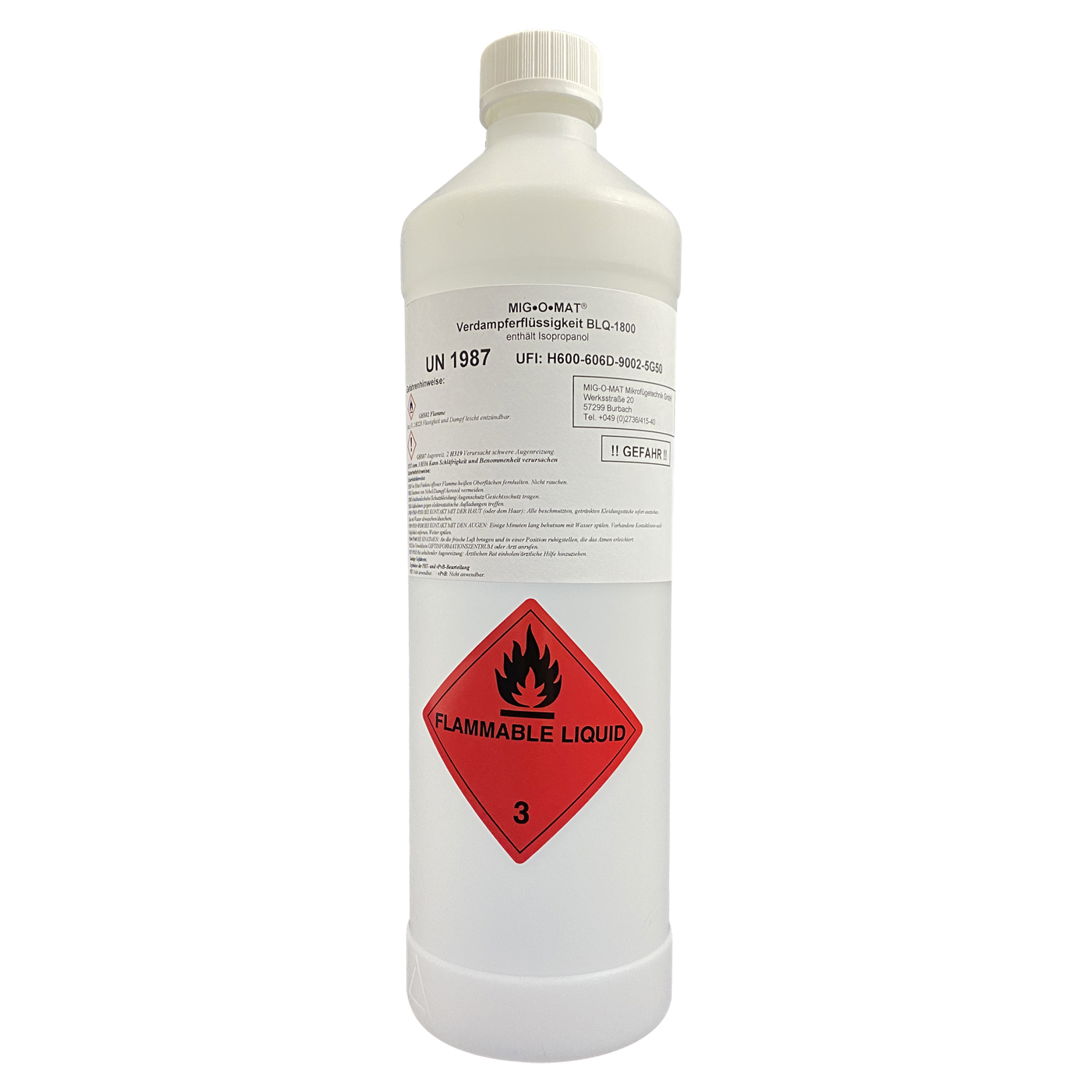 Mig-O-Mat BLQ 1600 Verdampferflüssigkeit - 1000 ml