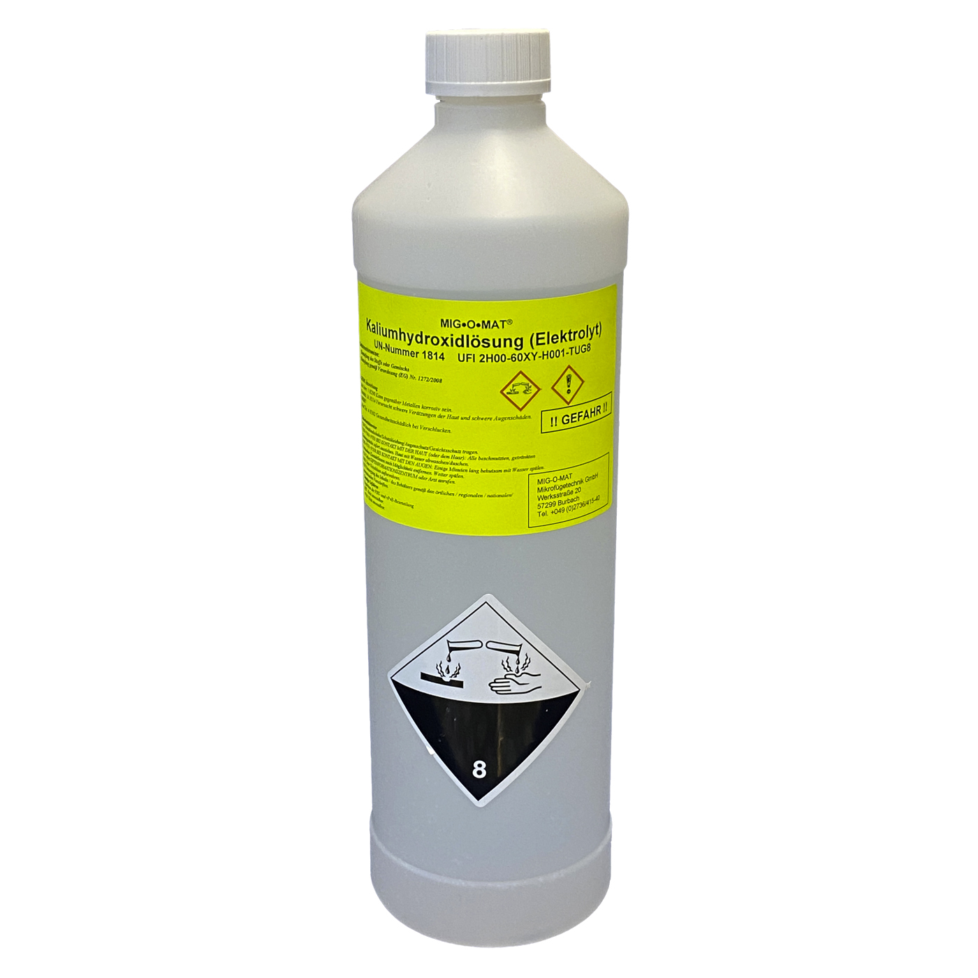 Mig-O-Mat Elektrolytlösung - 1000 ml