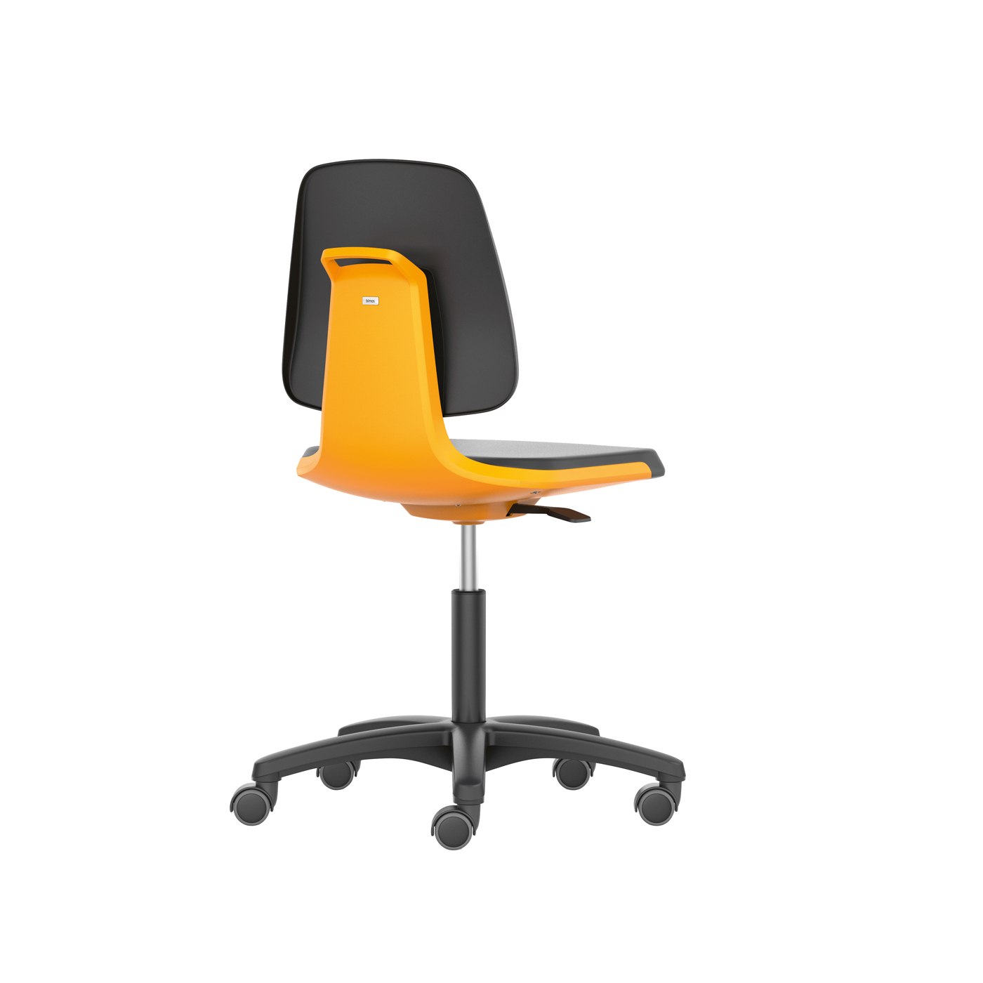 Labsit Swivel Chair, Orange/Black - 1 piece