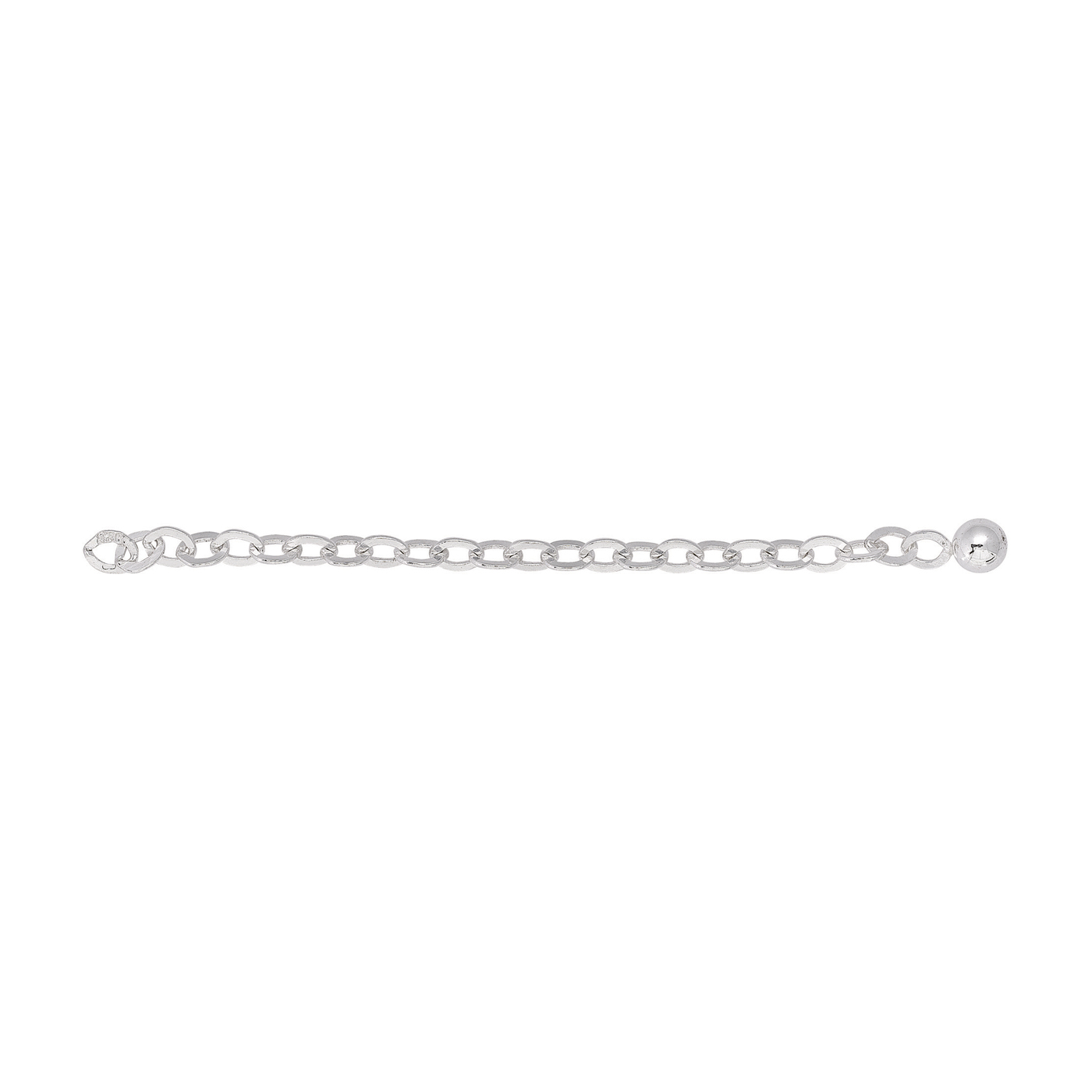 Elongation Chain, 925Ag, 70 mm - 1 piece