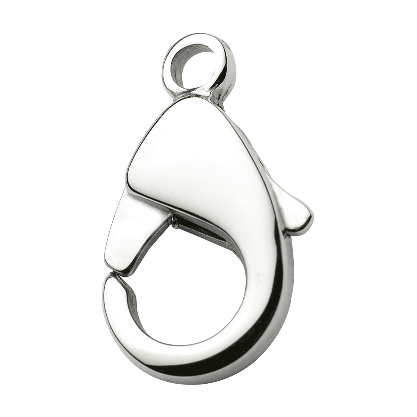 Lobster Clasp, Stainless Steel, 19 mm - 1 piece