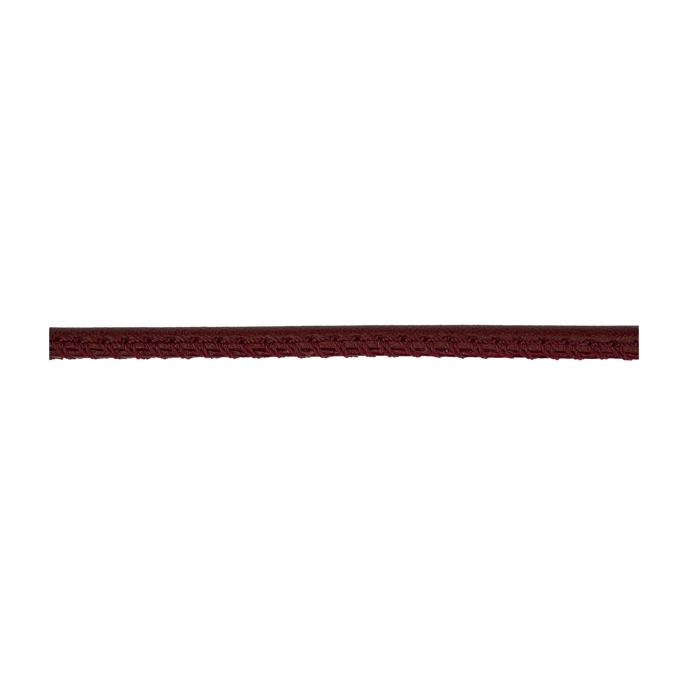 Lederband, bordeaux, ø 2,5 mm, aus Kalbsleder - 1 m