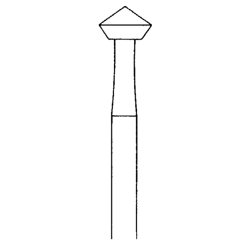 Doppelkegelfräser, Fig. 485, 90°, ø 4,7 mm - 1 Stück