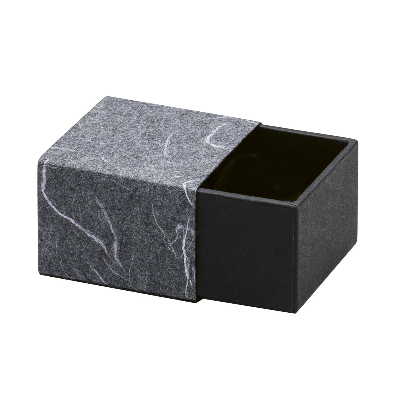 Jewellery Packaging "Quadrabox", Anthracite, 47 x 47 x 33 mm - 1 piece