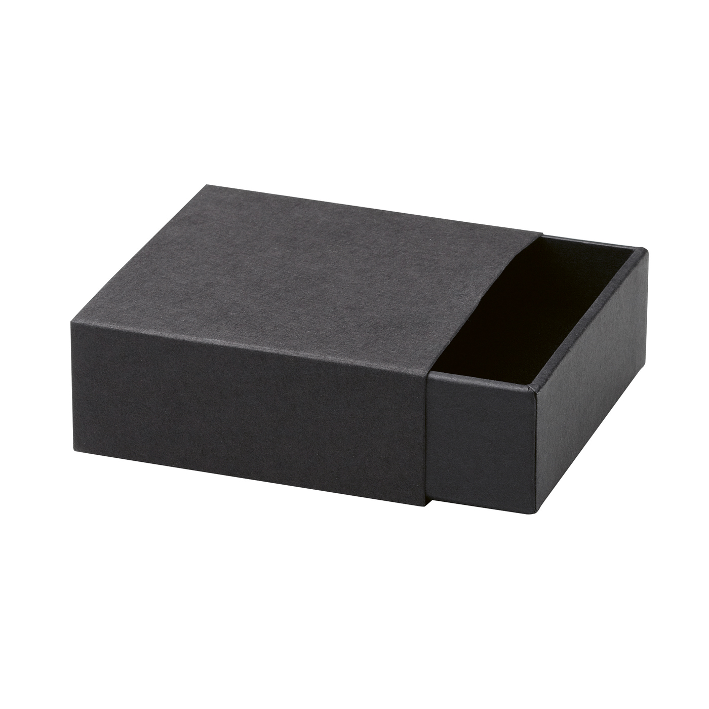 Jewellery Packaging "Quadrabox", Black, 80 x 80 x 33 mm - 1 piece