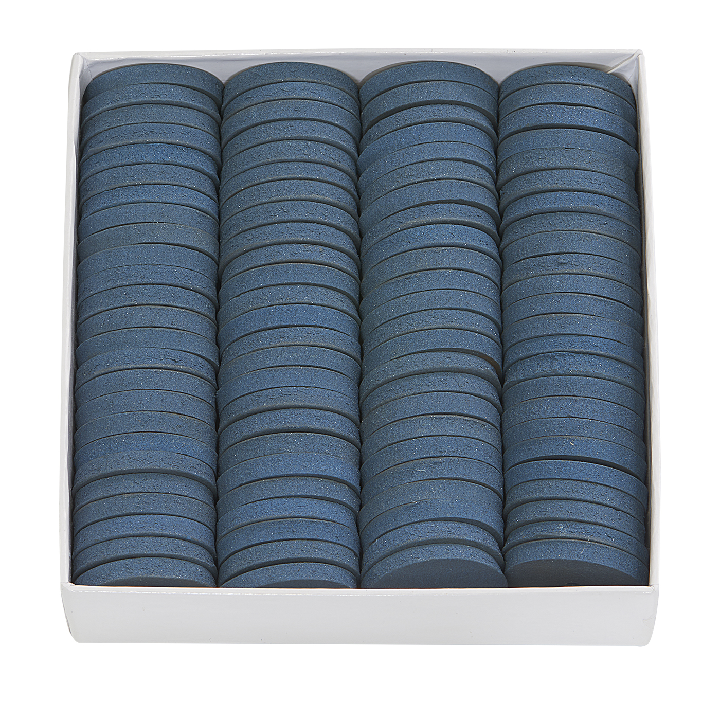 Superior-Gummiräder, blau gloss - 100 Stück
