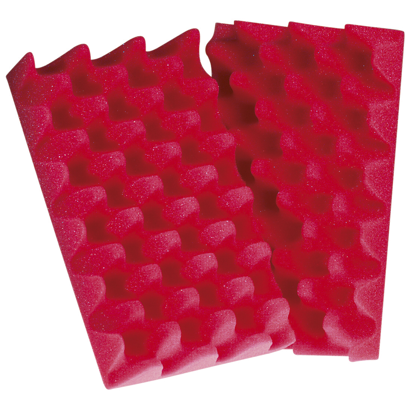 FINO Profiled Foam, for 4.5 l, Red - 2 pieces