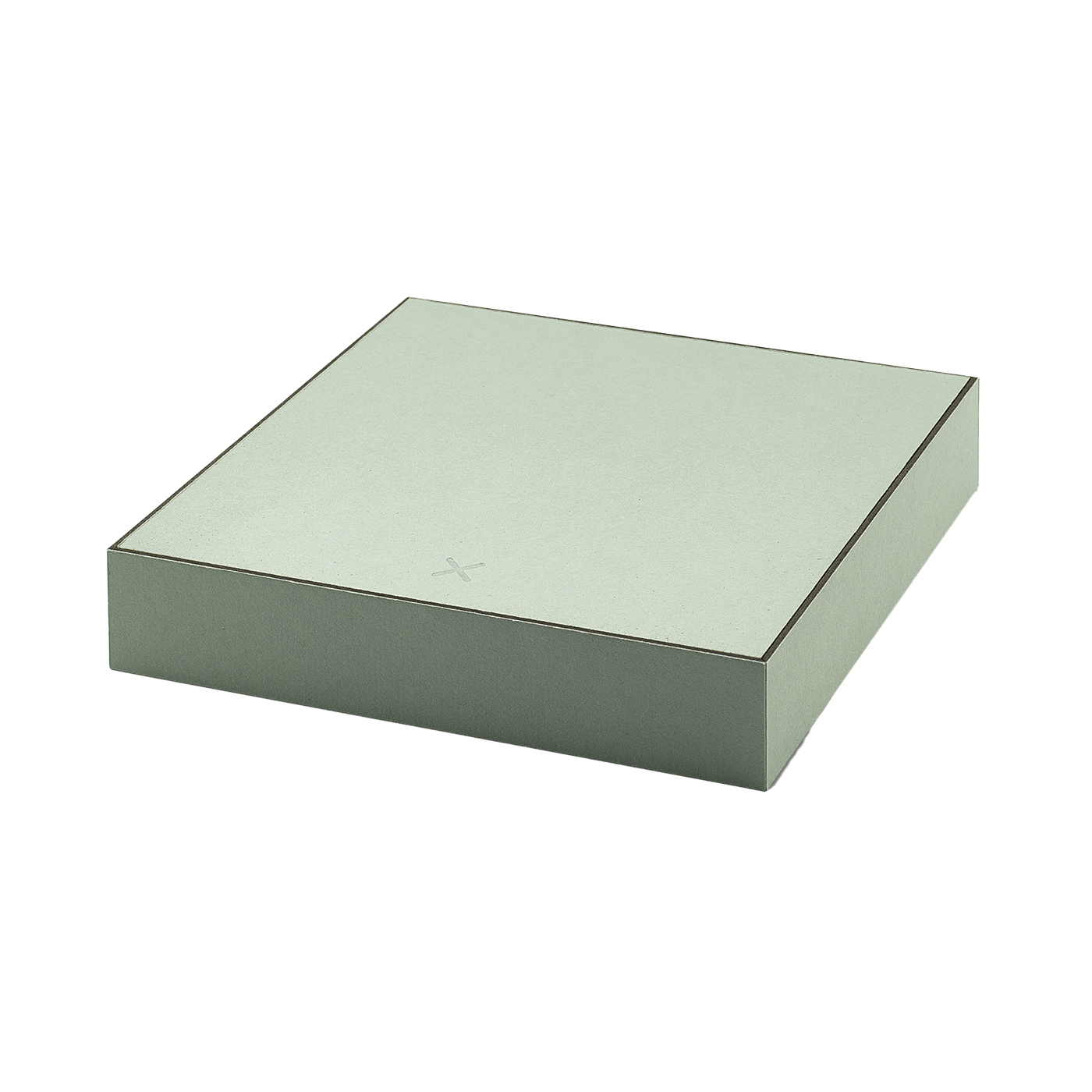 PICA-Design Schmucketui "Flipbox", graugrün, 167 x 167 x 30 mm - 1 Stück