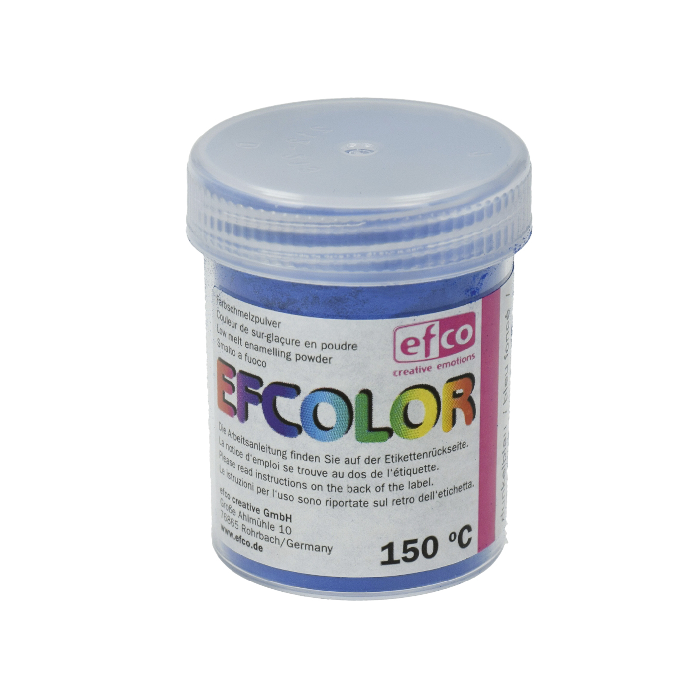 Efcolor Farbschmelzpulver, glitter, rot - 25 ml
