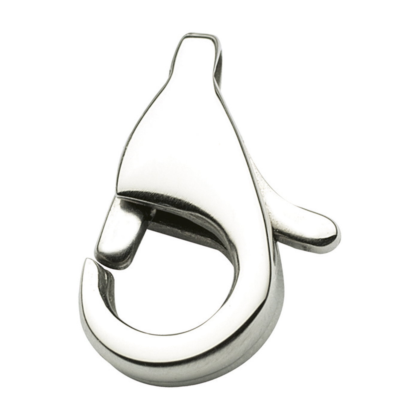 Lobster Clasp, Stainless Steel, 11 mm - 1 piece