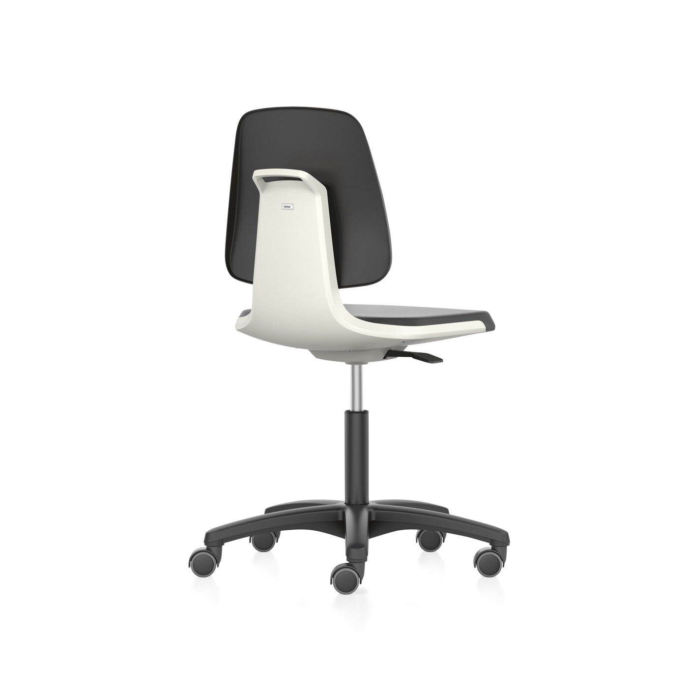 Labsit Swivel Chair, White/Black - 1 piece