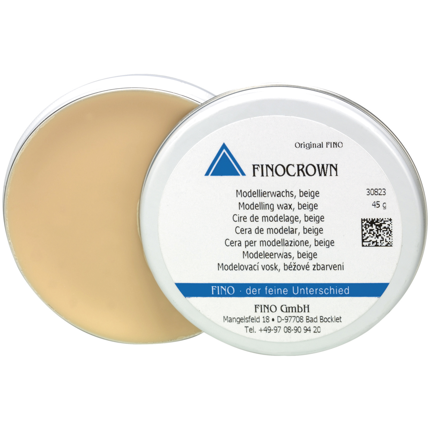 FINOCROWN Modelling Wax, Beige Opaque - 45 g