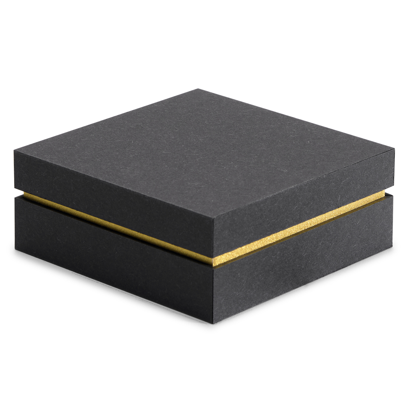 PICA-Design Schmucketui "Golden Gap", anthrazit, gold, 90 x 90 x 35 mm - 1 Stück