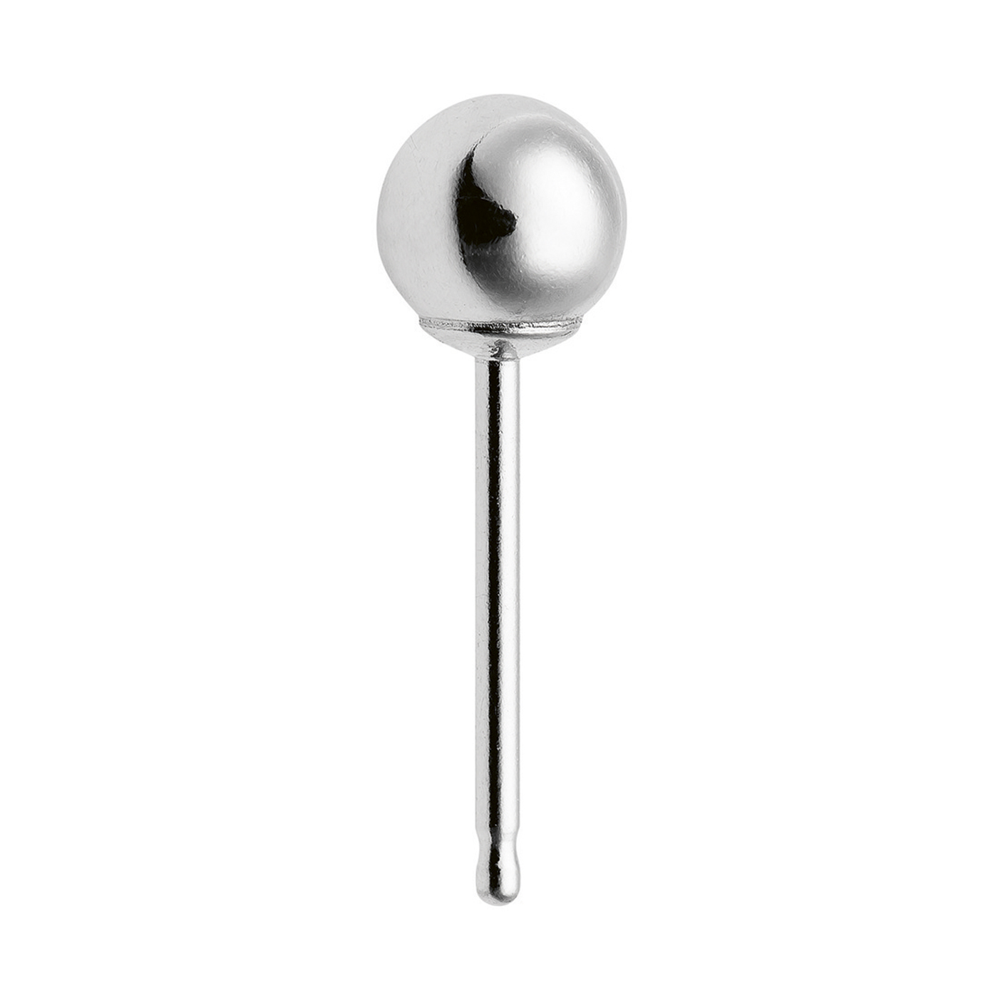 Ball Stud, 925Ag, ø 4 mm - 1 piece