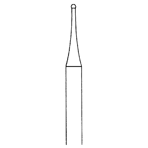 Kugelfräser, Fig. 1, ø 0,7 mm - 1 Stück