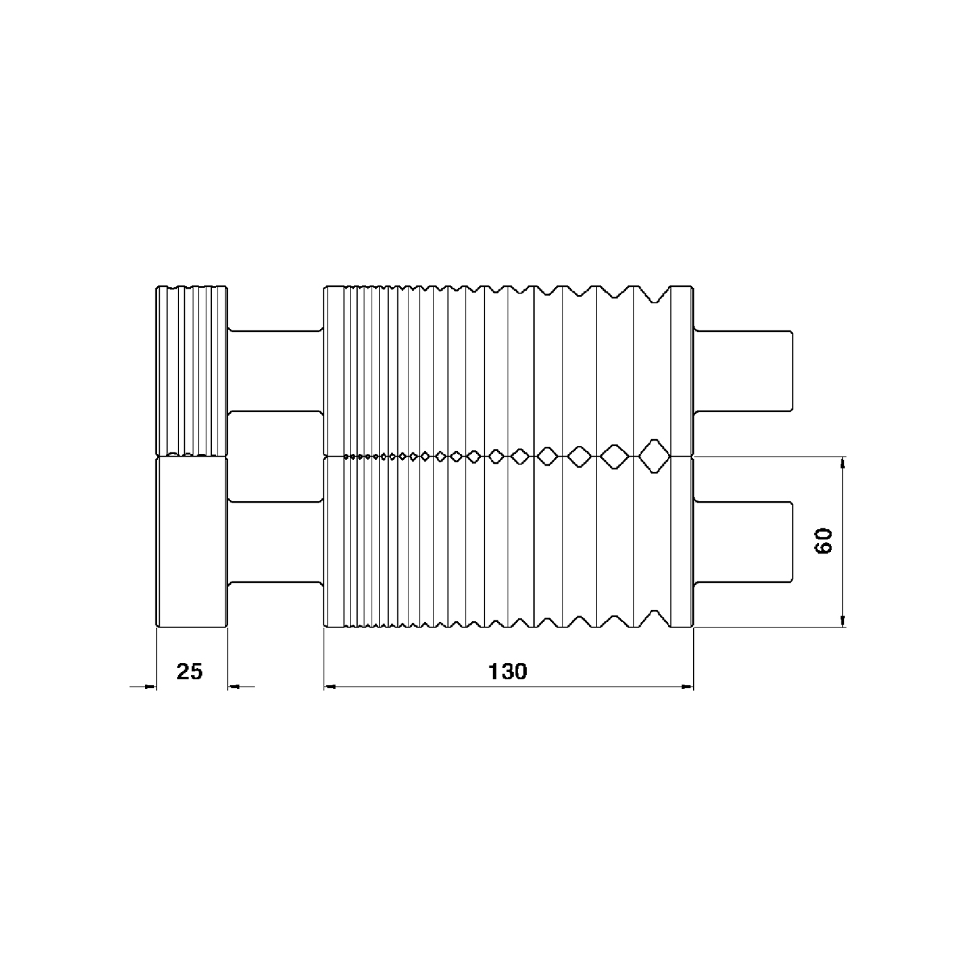 Durston Doppel-Walzmaschine D2 130, ohne Ständer - 1 Stück