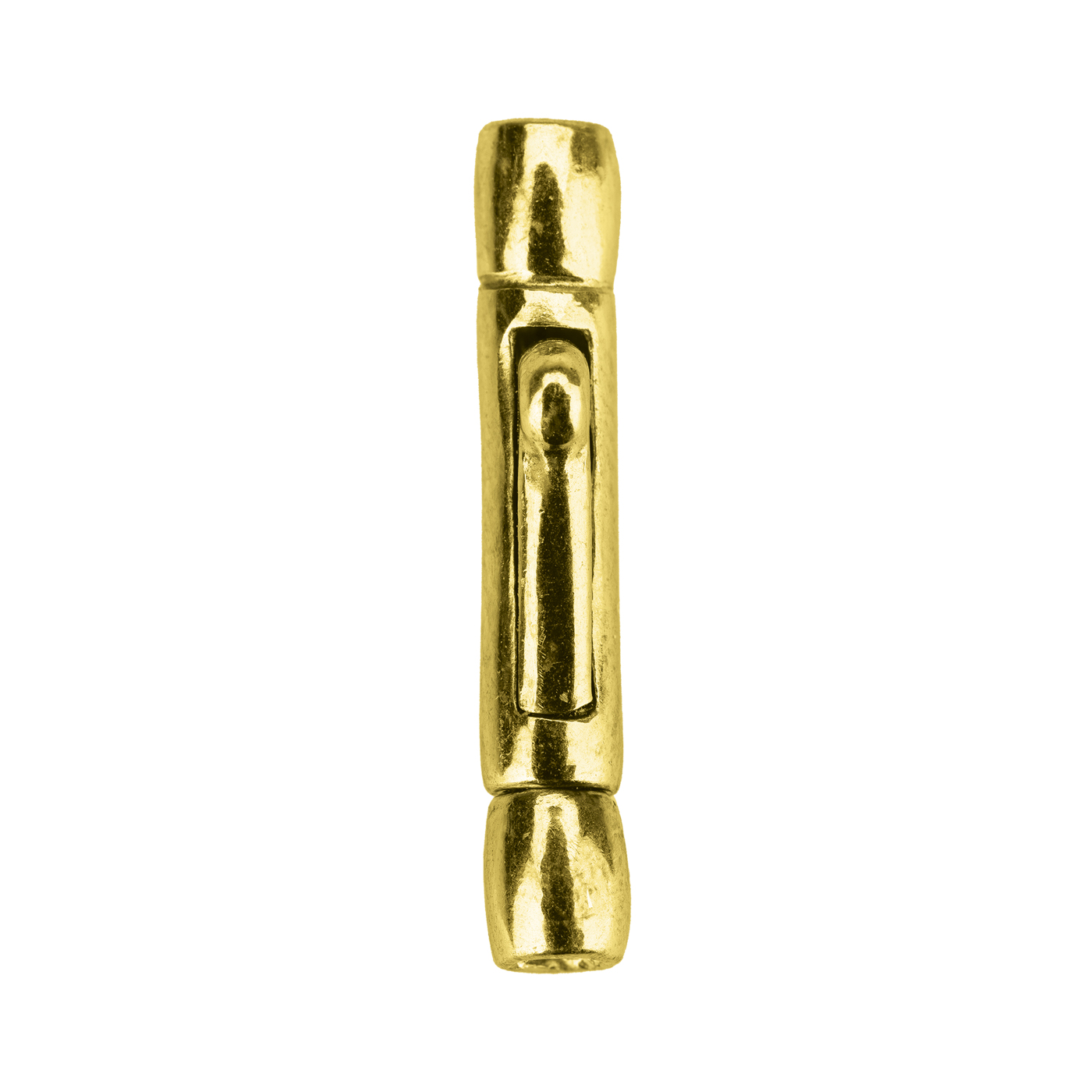 Krokodilverschluss, 925 Ag vergoldet, Innen-ø 1,6 mm - 1 Stück